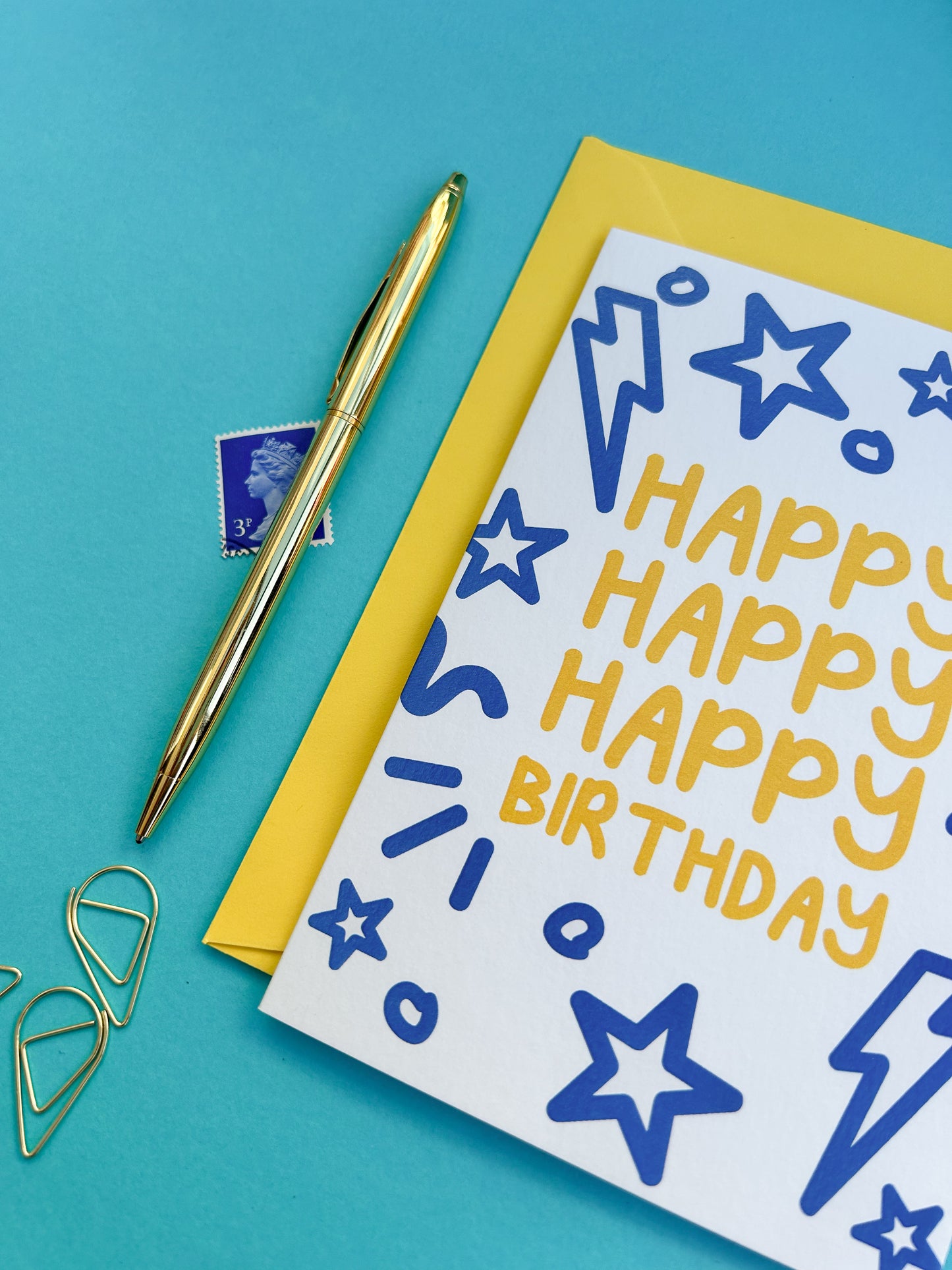 Happy Birthday Card - Doodle Card