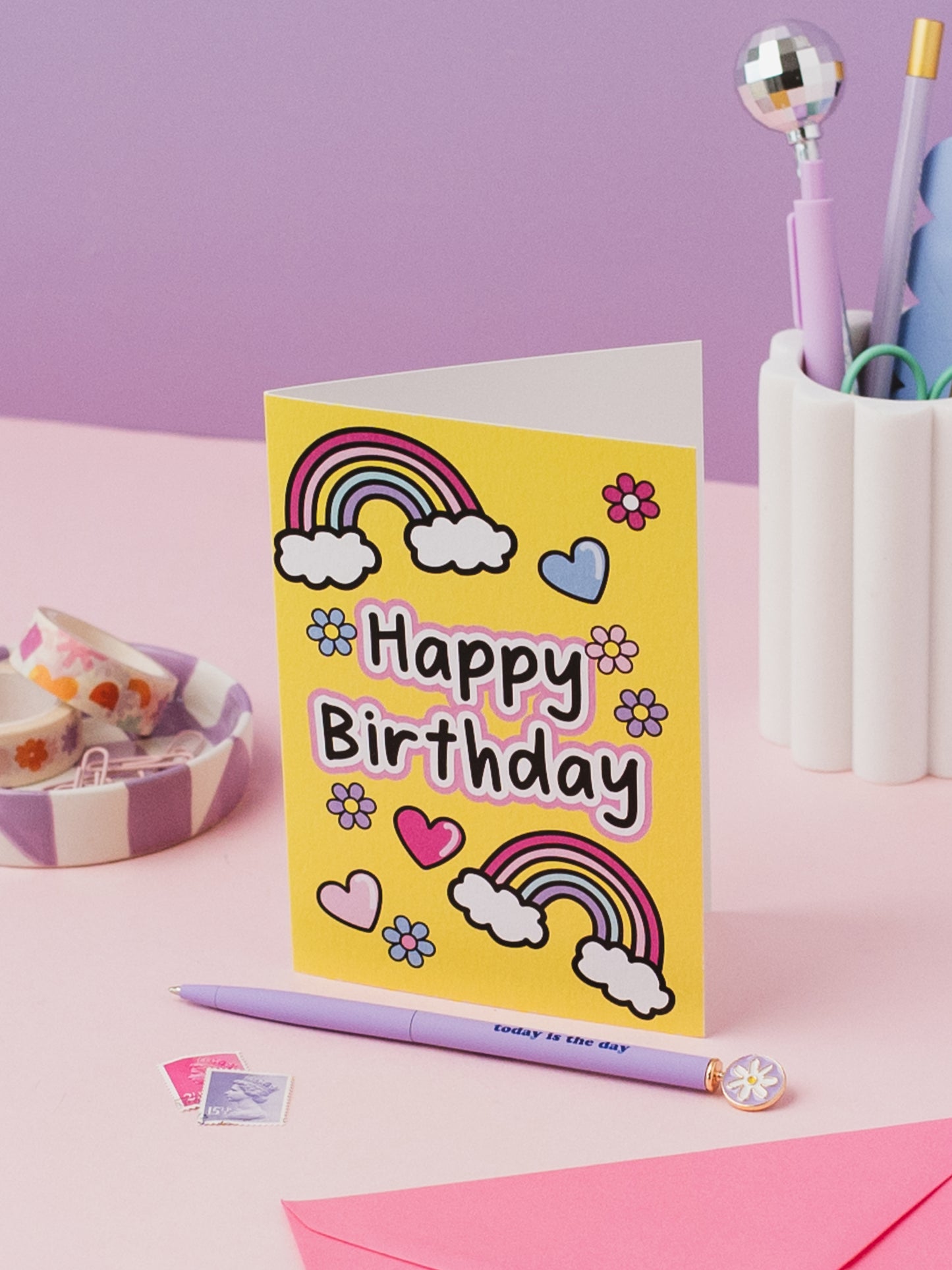 Doodle Happy Birthday Card
