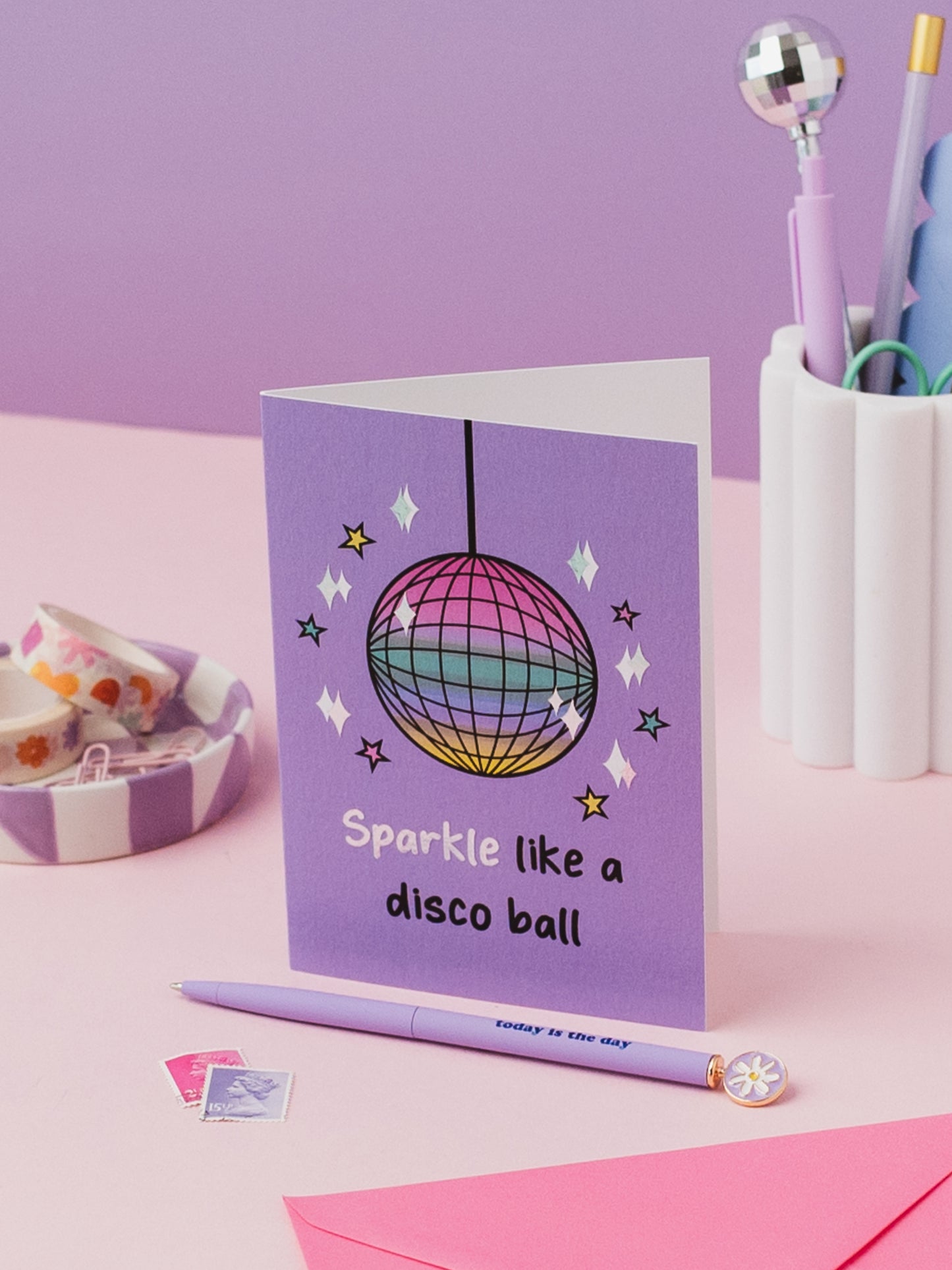 Sparkle Like A Disco Ball Card