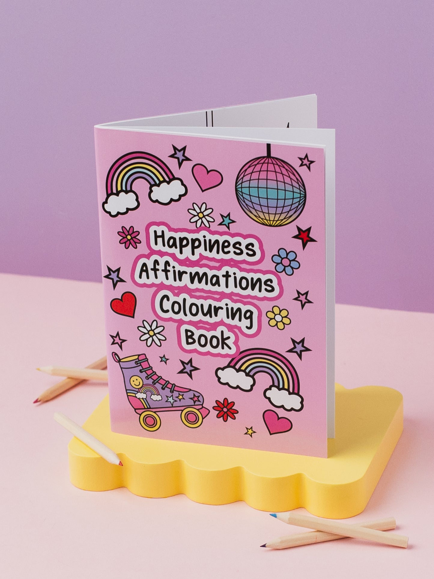 Happiness Affirmations Colouring Book