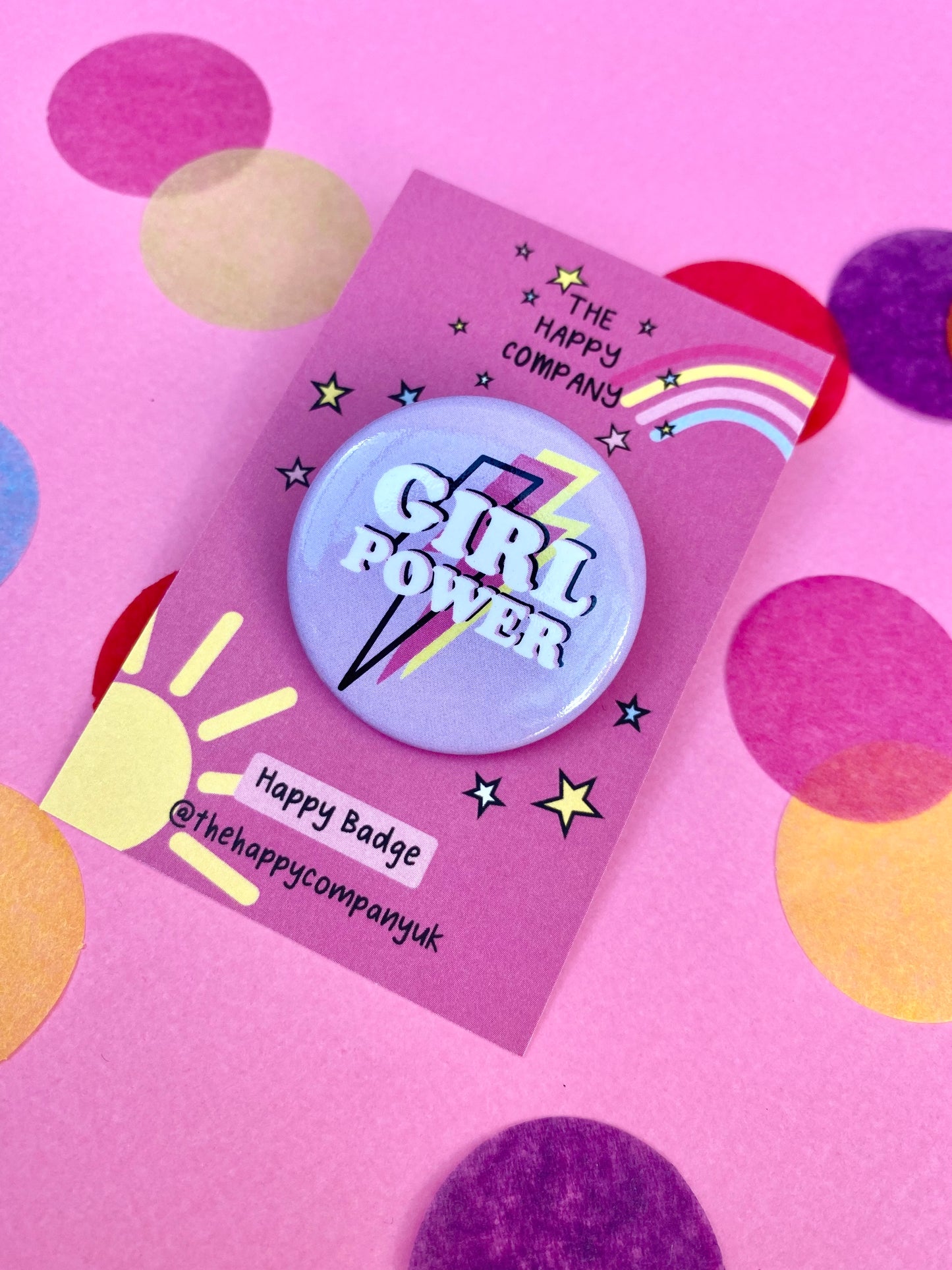 Girl Power Pin Badge