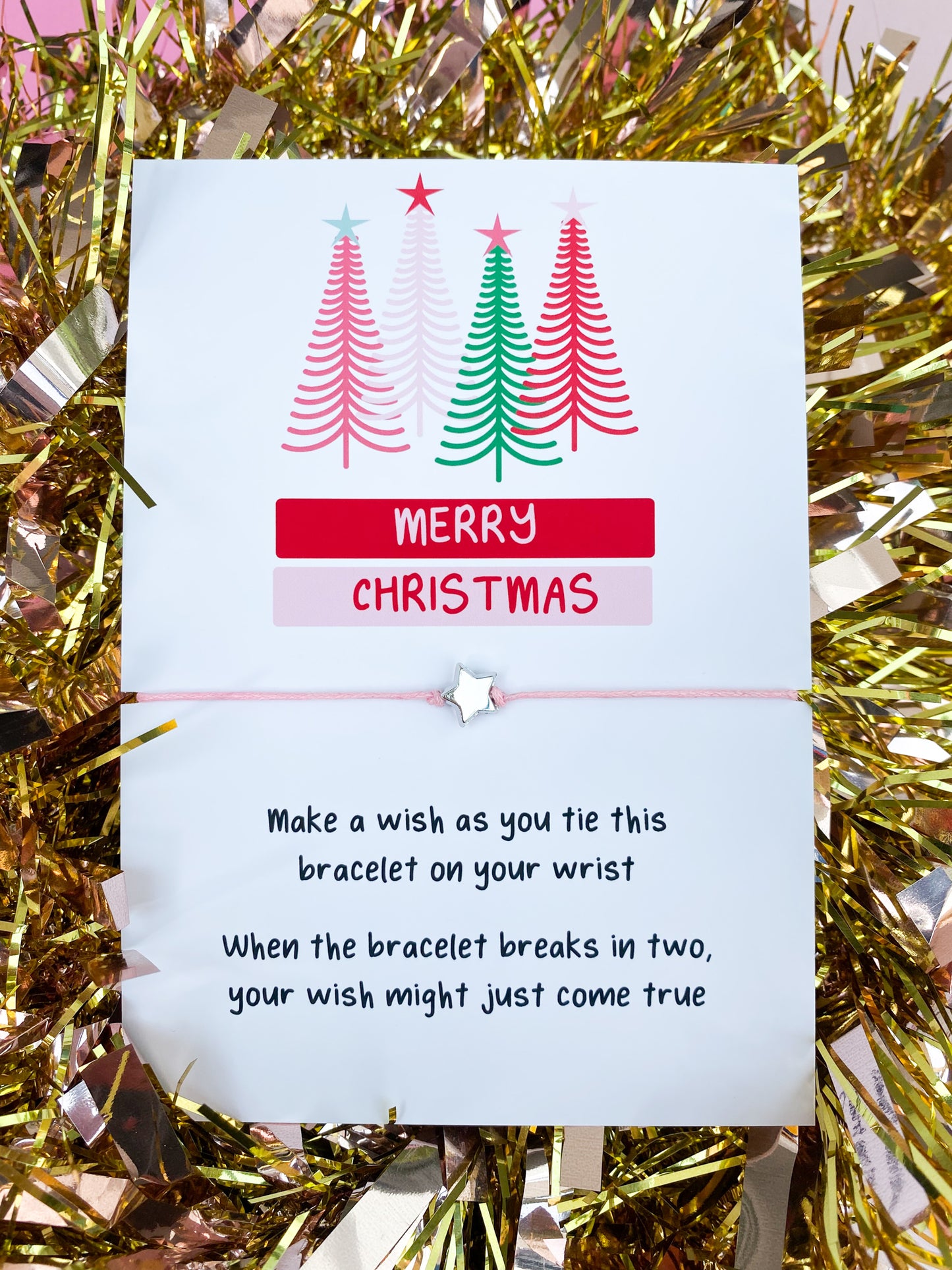 Merry Christmas Wish Bracelett | Wish String Bracelet