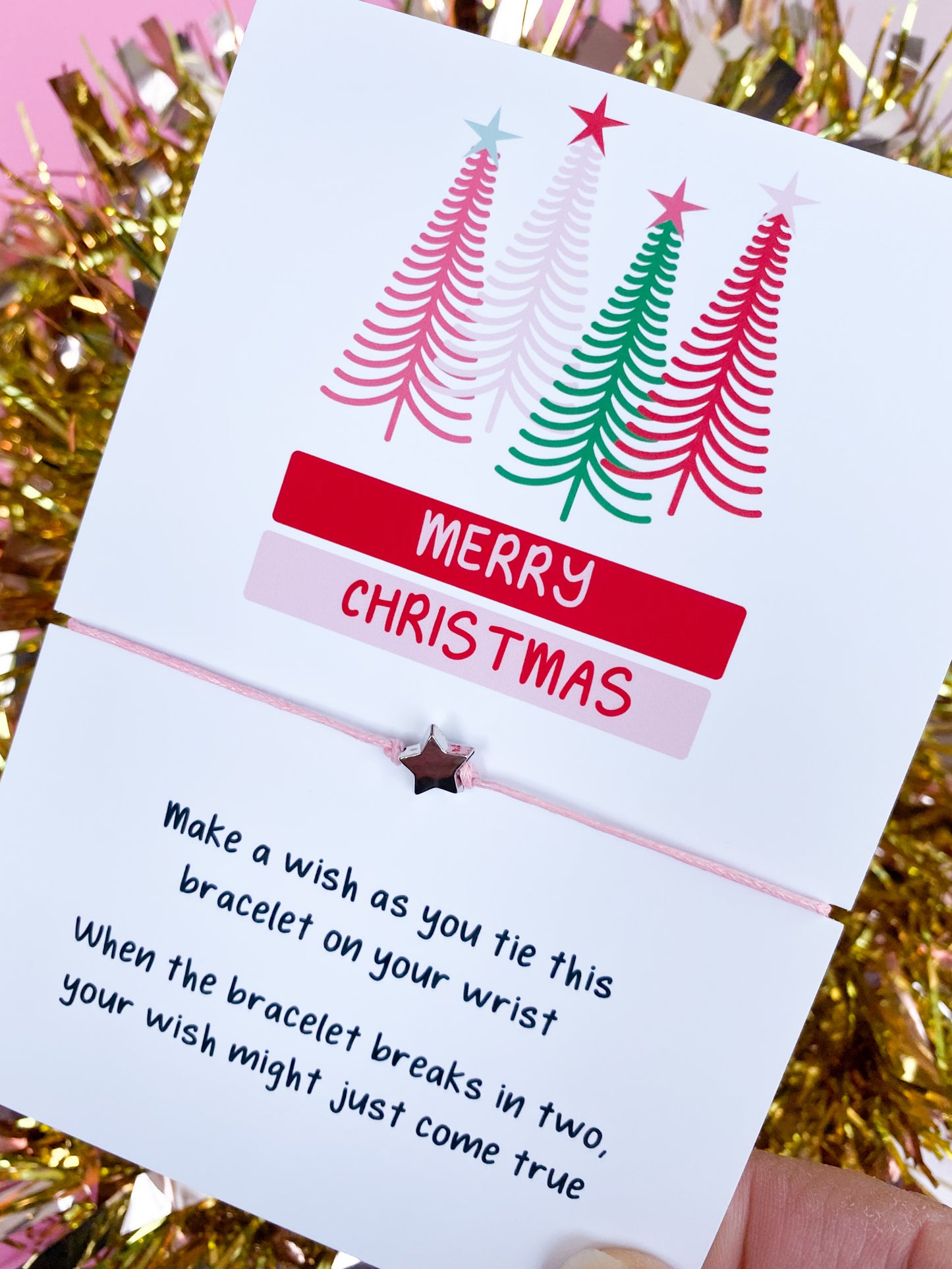 Merry Christmas Wish Bracelett | Wish String Bracelet