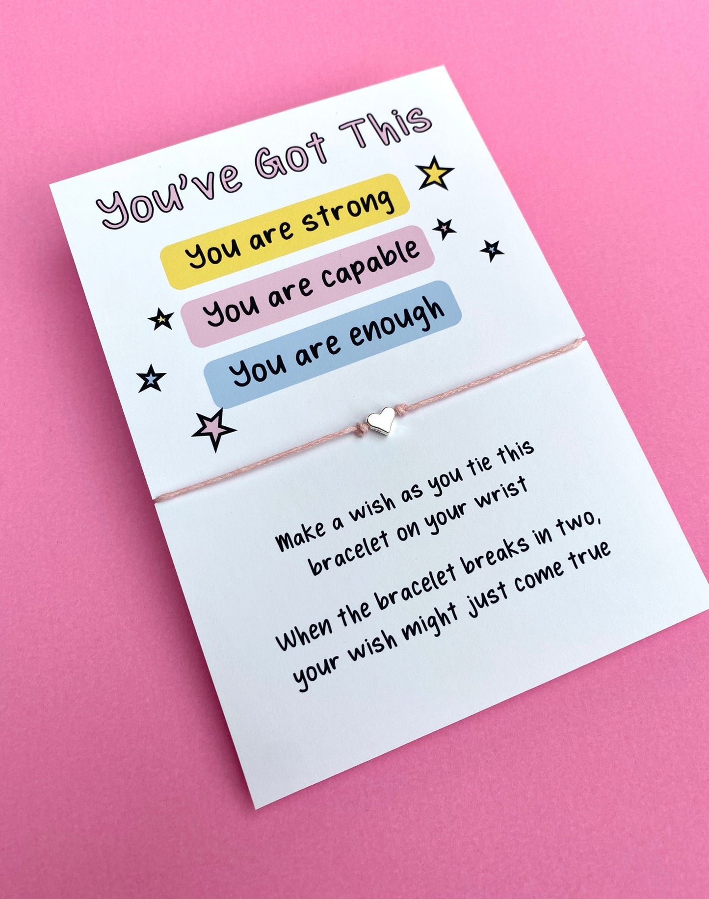 Affirmation Wish Bracelet