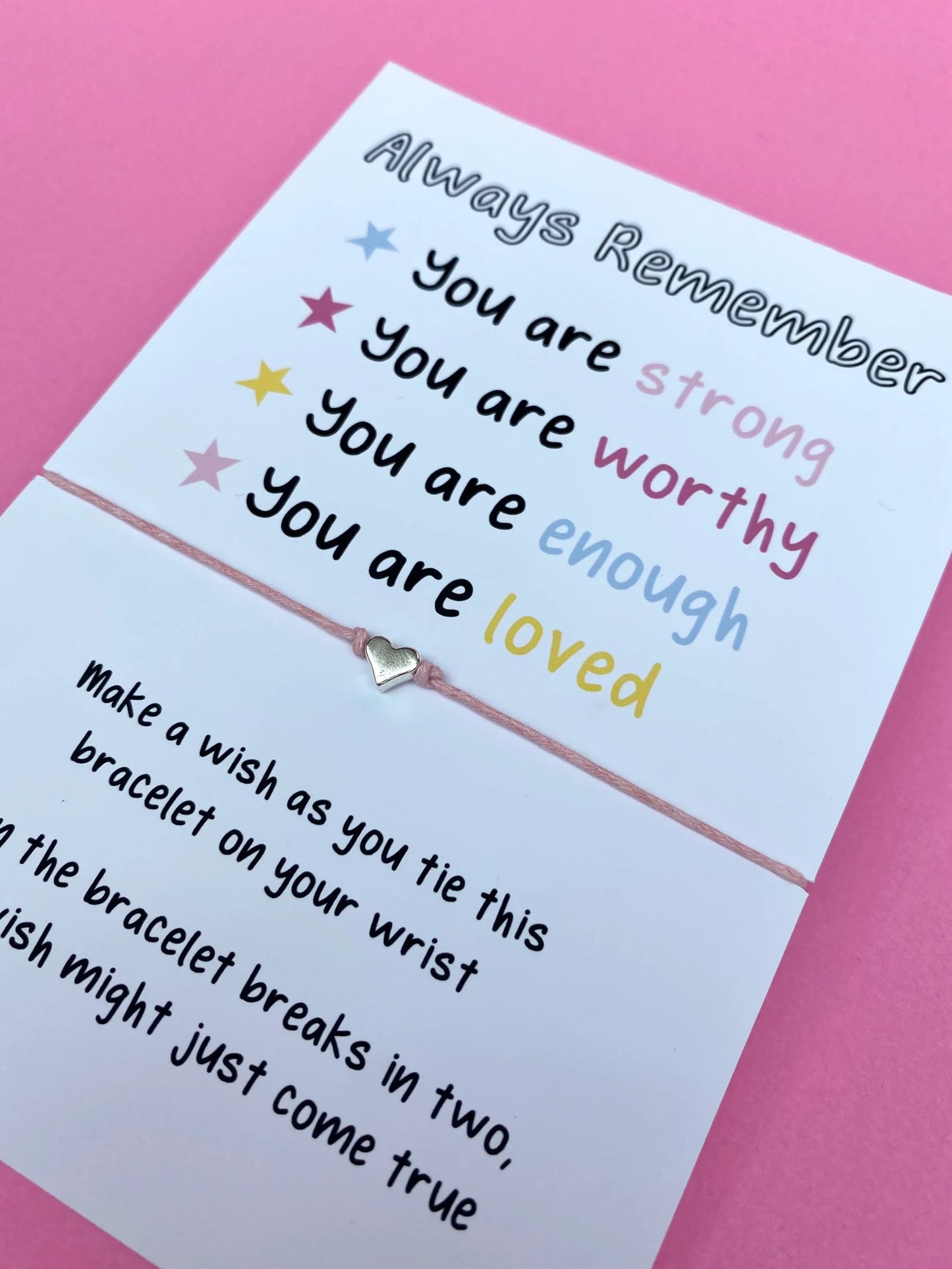 Affirmation Wish Bracelet