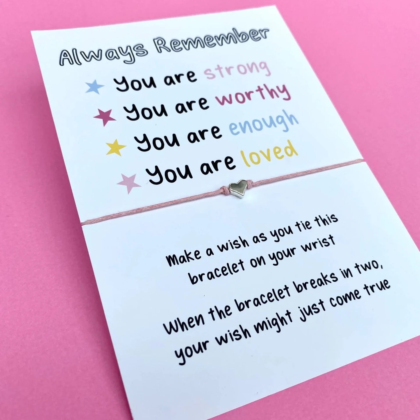 Affirmation Wish Bracelet