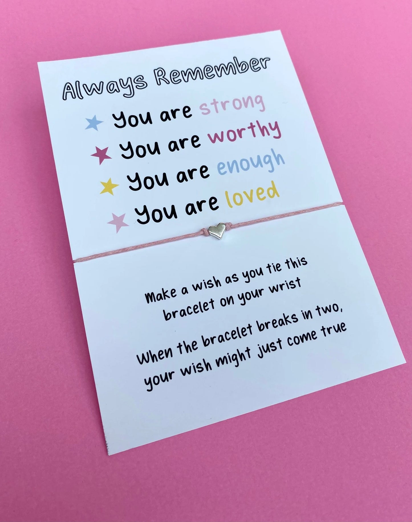 Affirmation Wish Bracelet