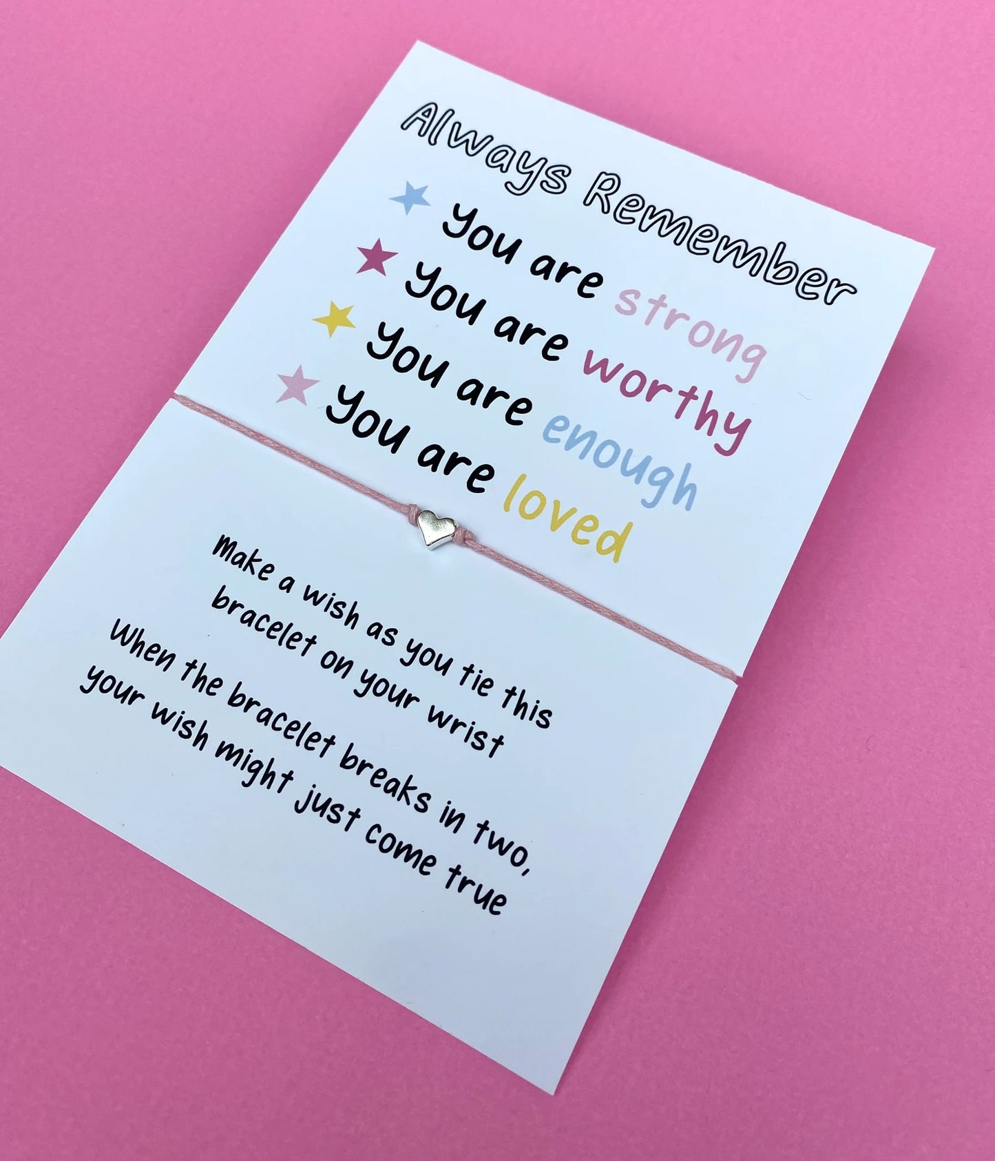 Affirmation Wish Bracelet