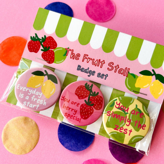 The Fruit Stall Affirmation Badge Set