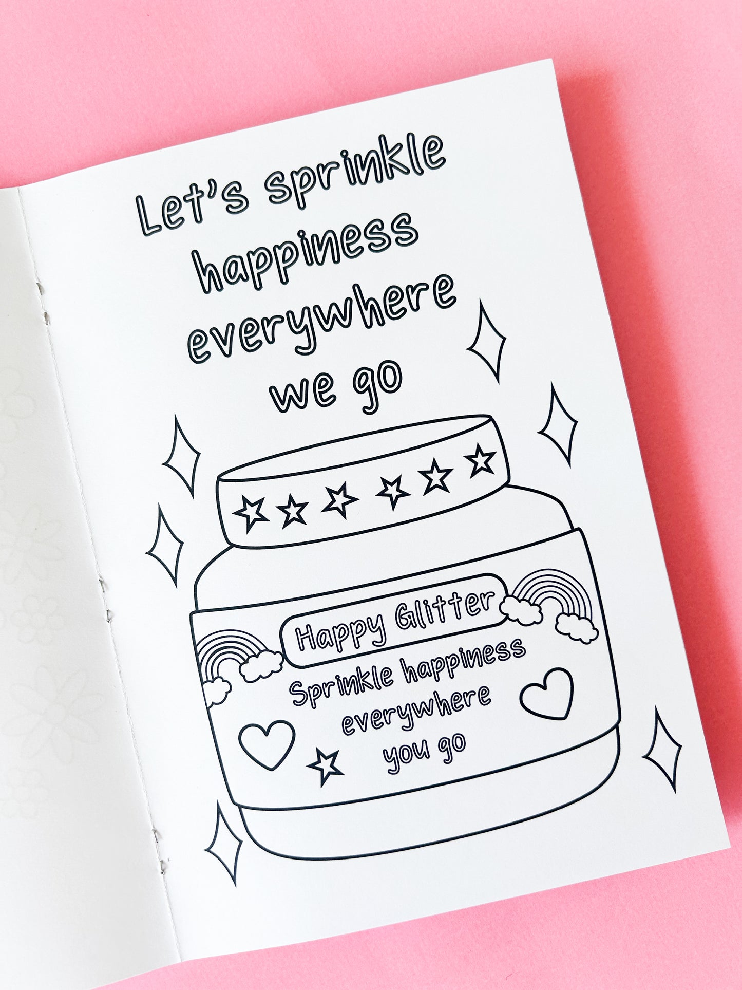 Super Second - Happiness Affirmations Colouring book