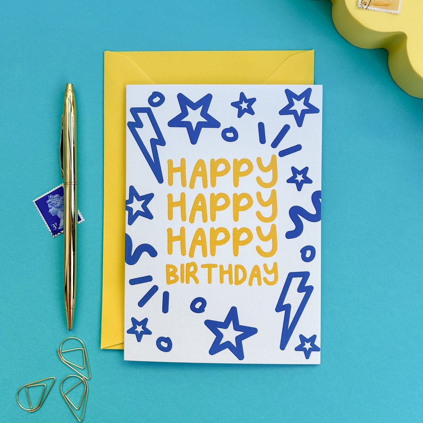 Happy Birthday Card - Doodle Card