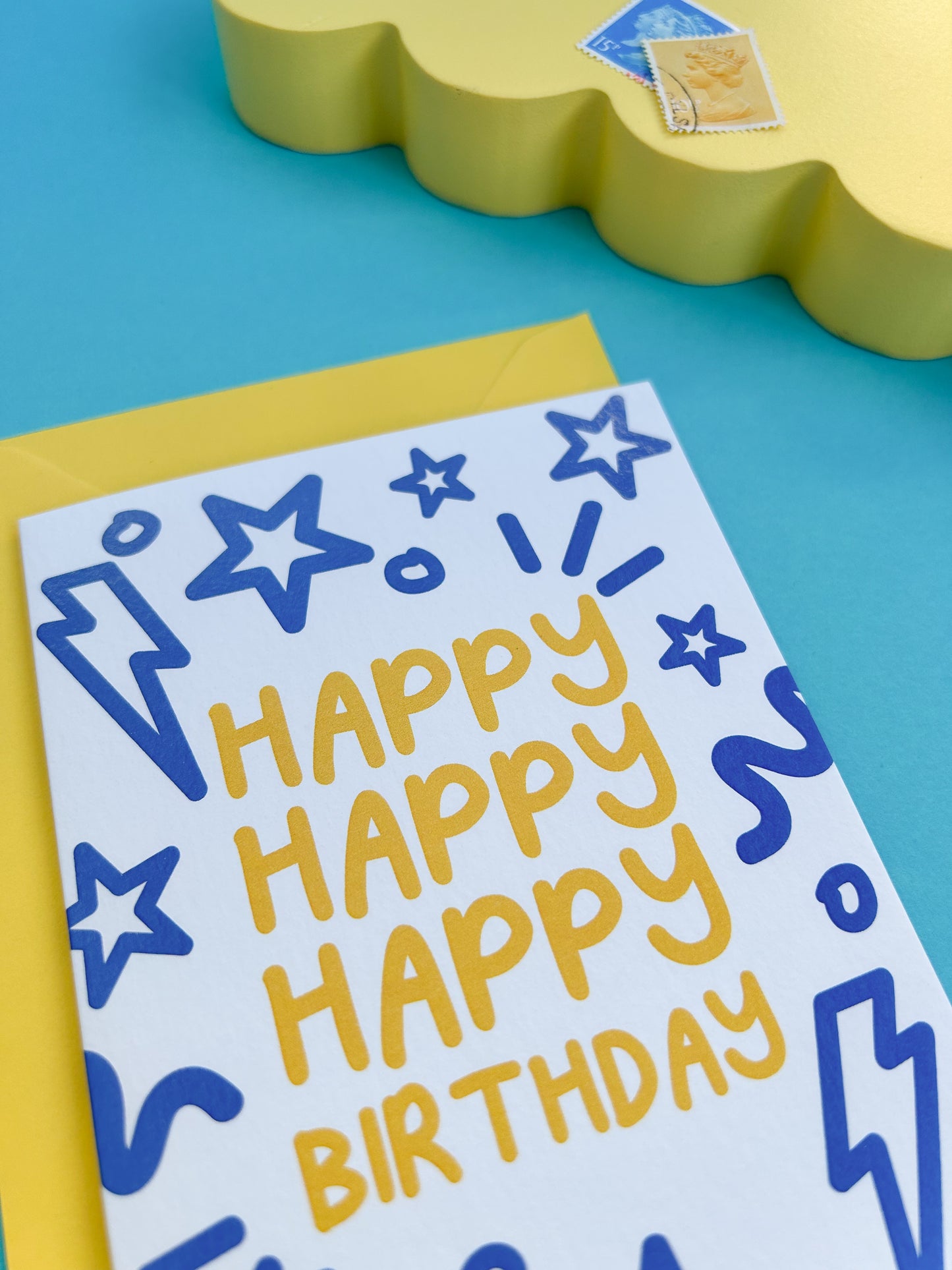 Happy Birthday Card - Doodle Card
