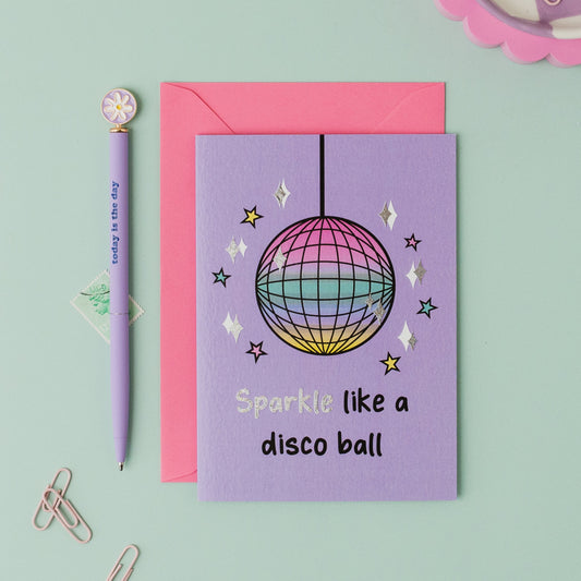 Sparkle Like A Disco Ball Card