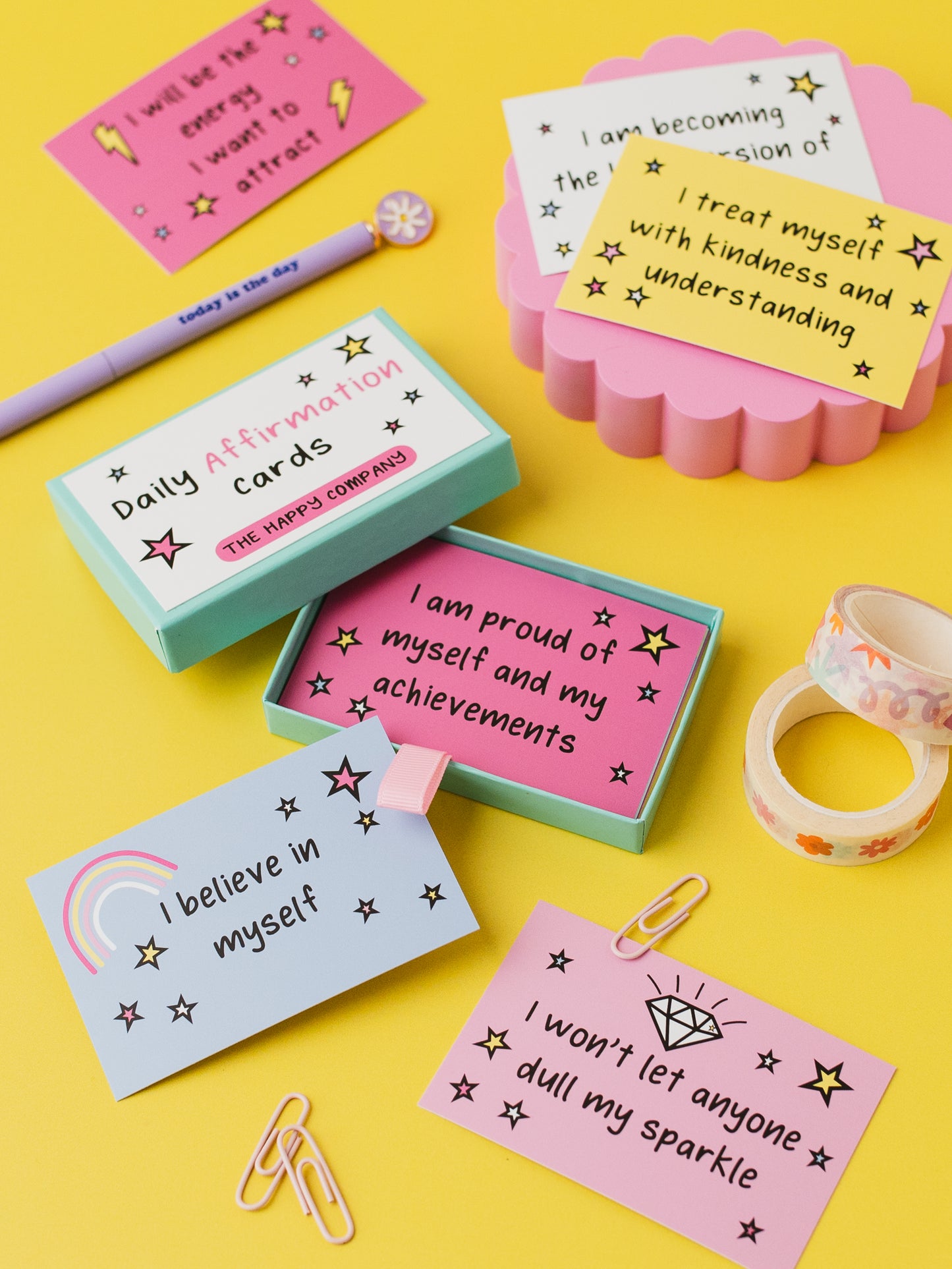 Daily Positive and Happiness Affirmation Cards