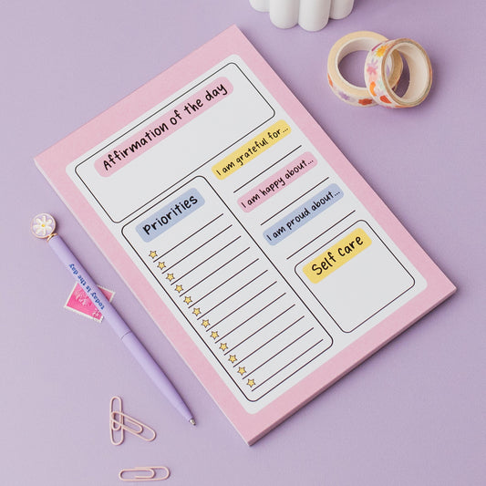 Affirmation Day Planner Notepad