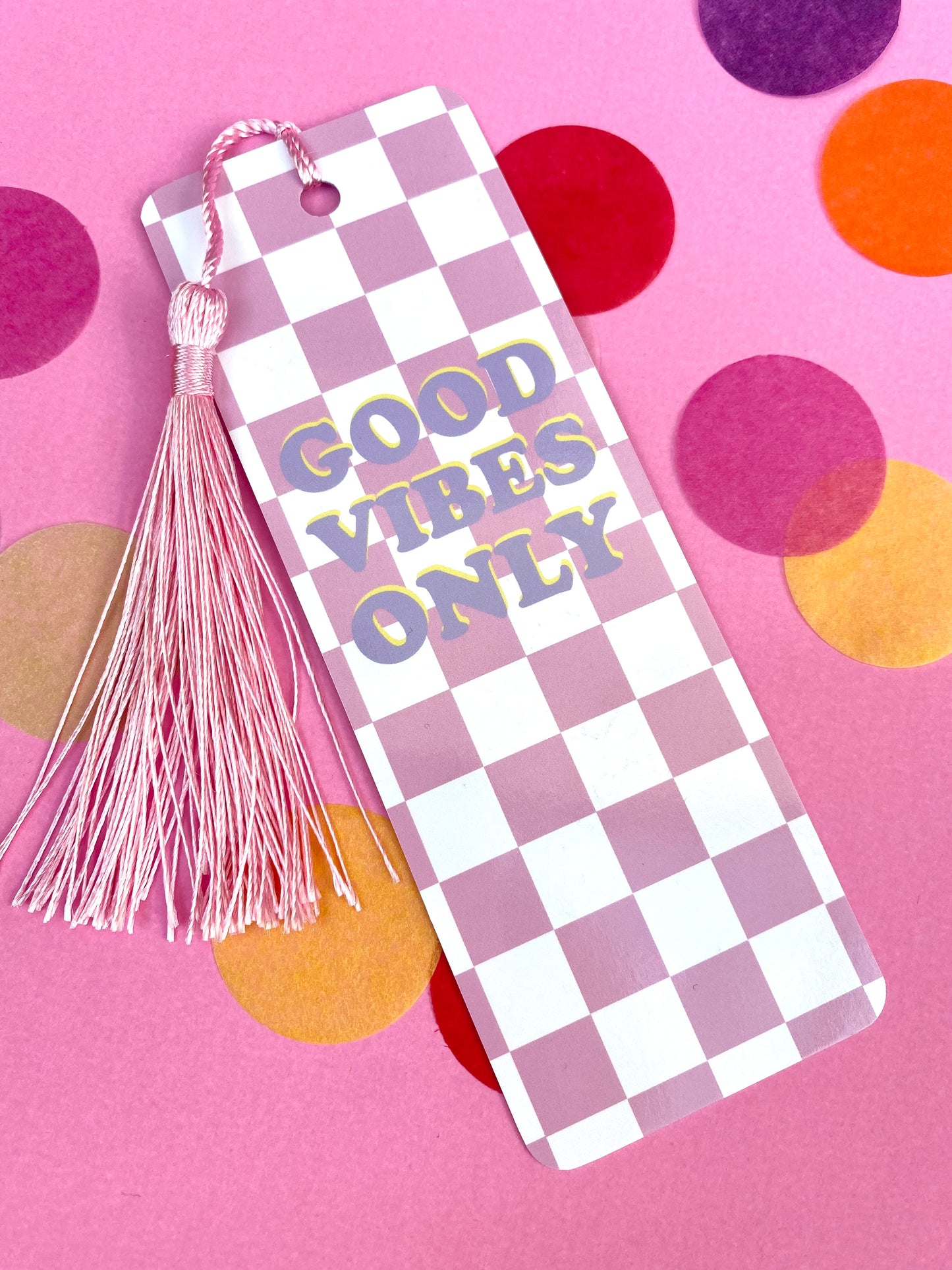 Good Vibes Only Tassel Bookmark