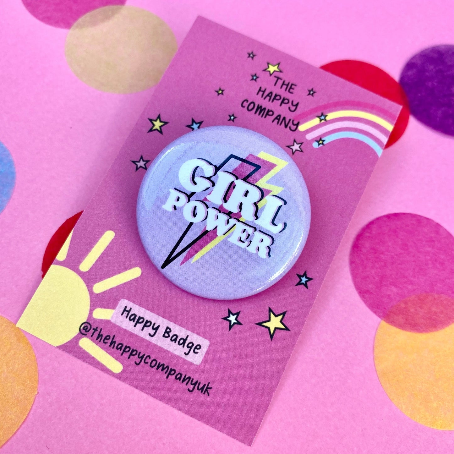 Girl Power Pin Badge