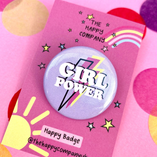 Girl Power Pin Badge