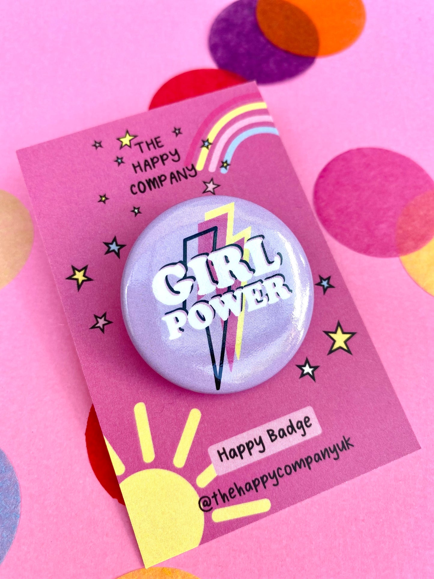 Girl Power Pin Badge