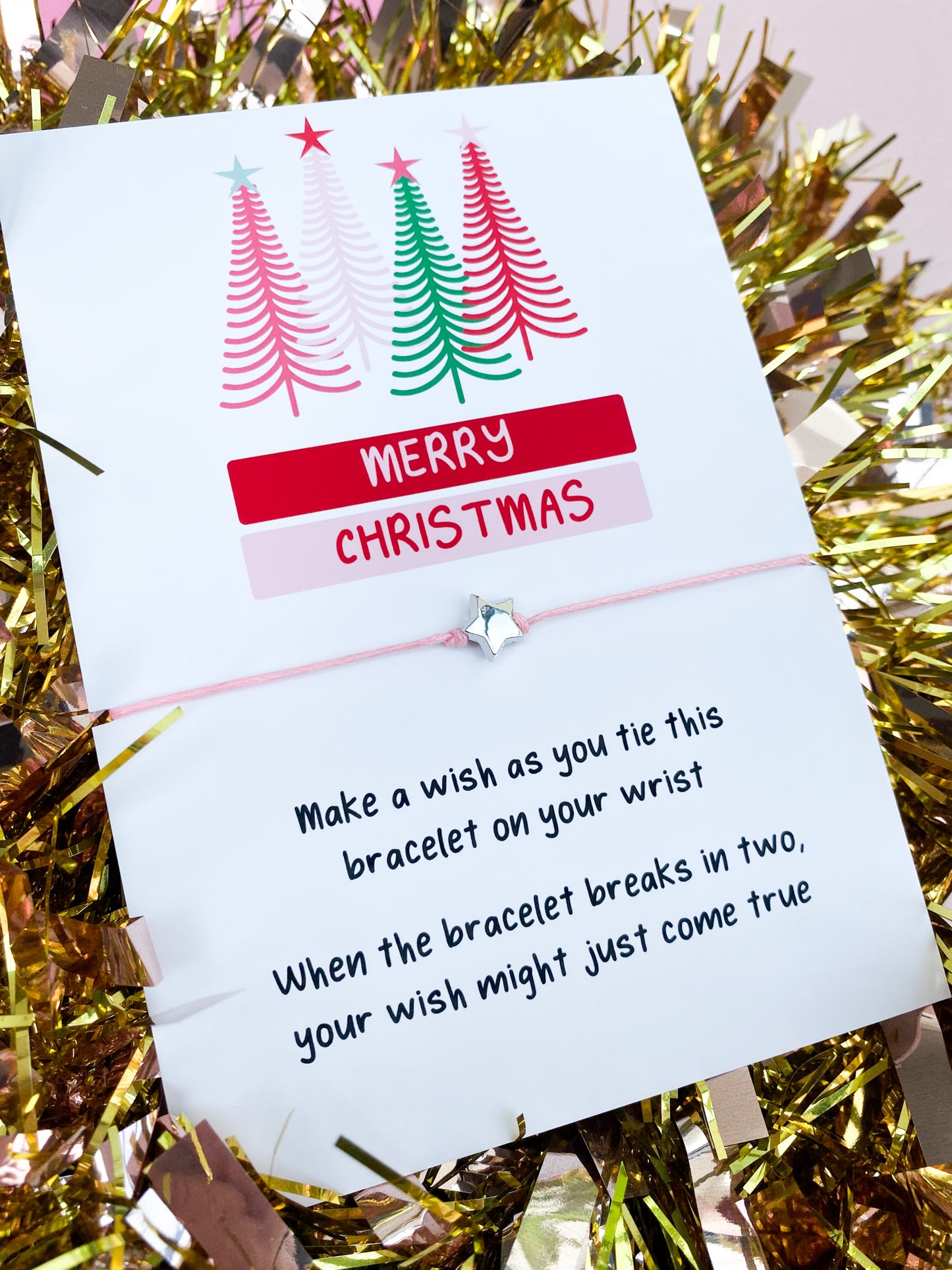 Merry Christmas Wish Bracelett | Wish String Bracelet