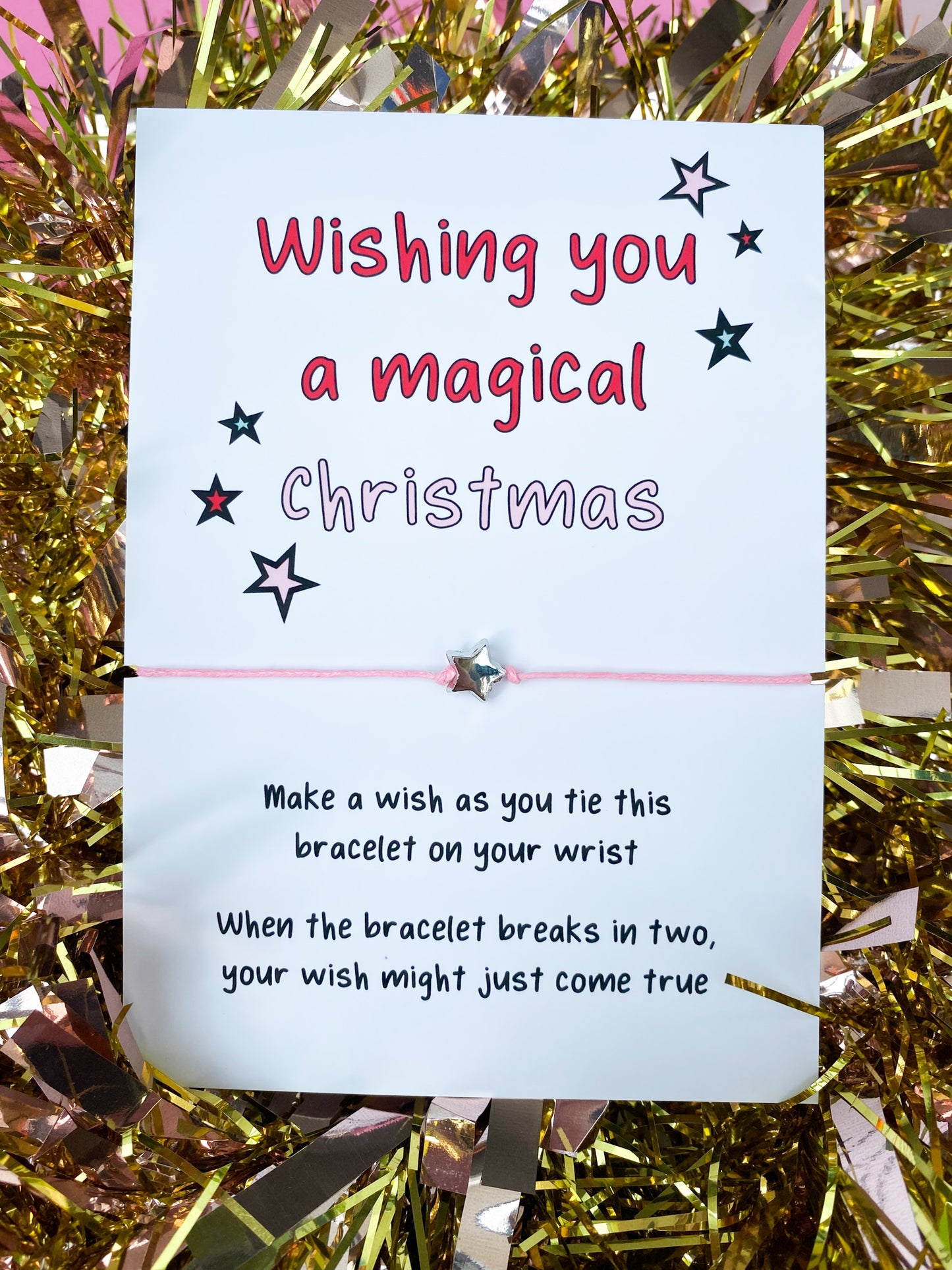 Wishing you a magical Christmas Wish Bracelet