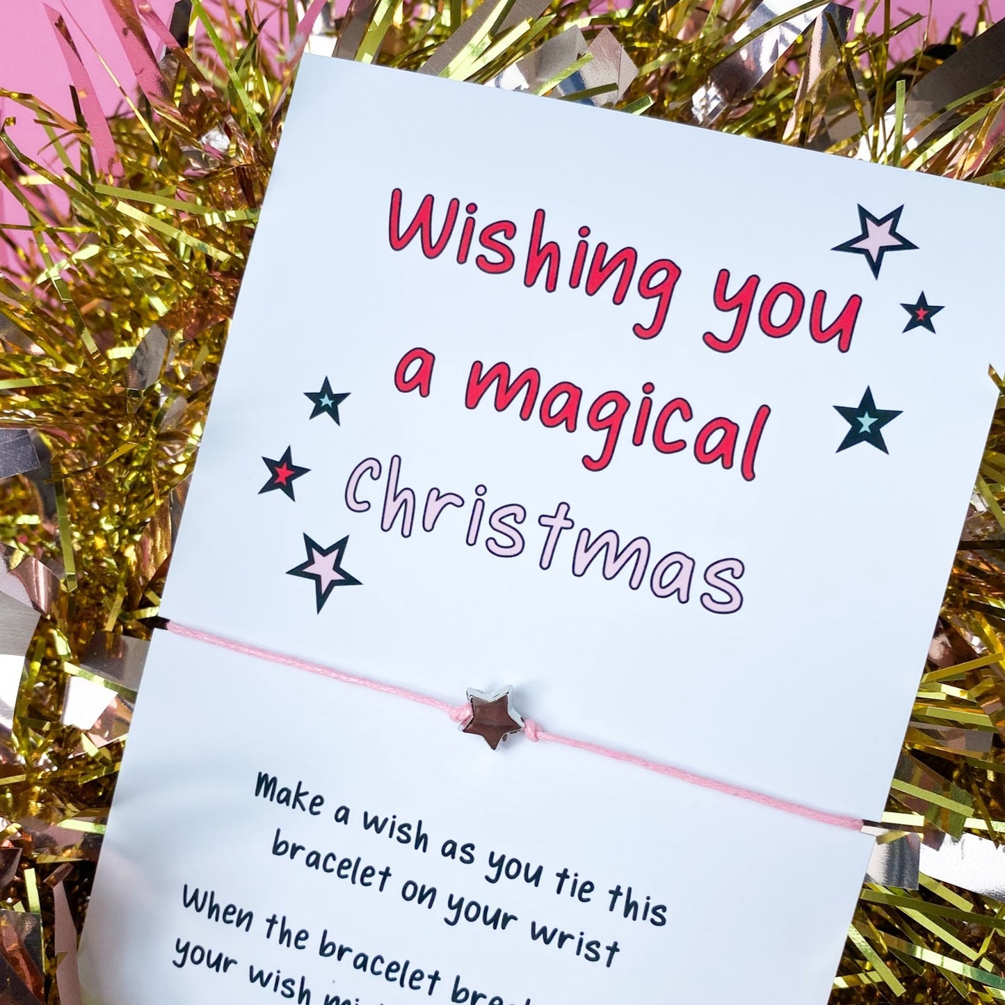 Wishing you a magical Christmas Wish Bracelet