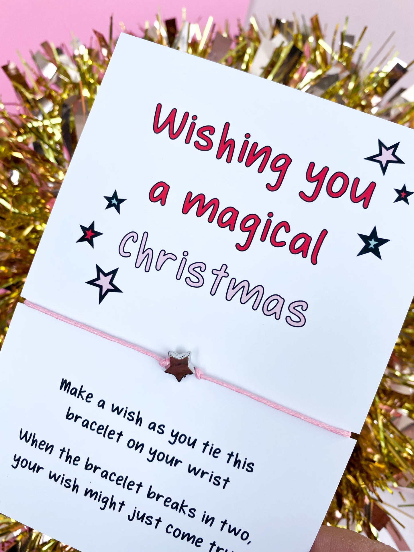 Wishing you a magical Christmas Wish Bracelet