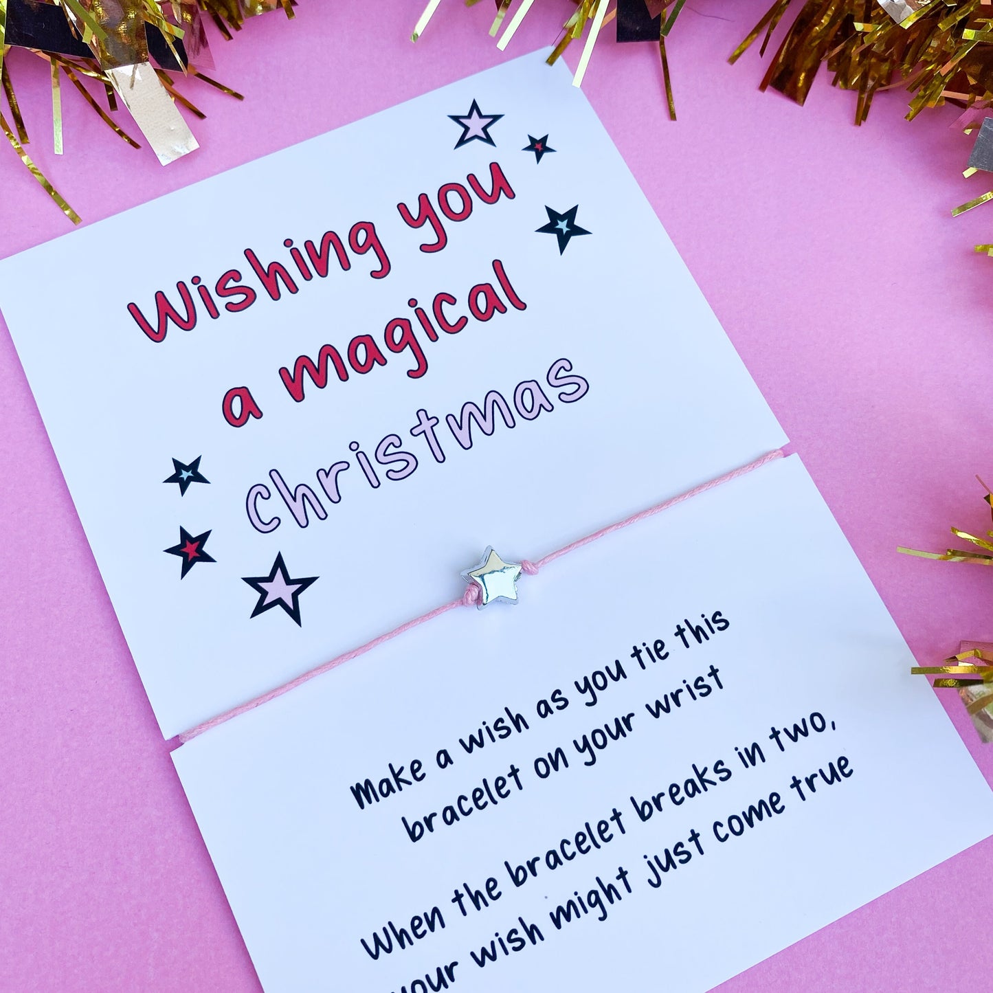 Wishing you a magical Christmas Wish Bracelet