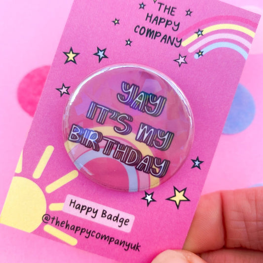 Birthday Pin Badge