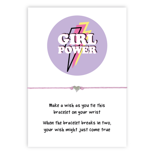 Girl Power Wish Bracelet