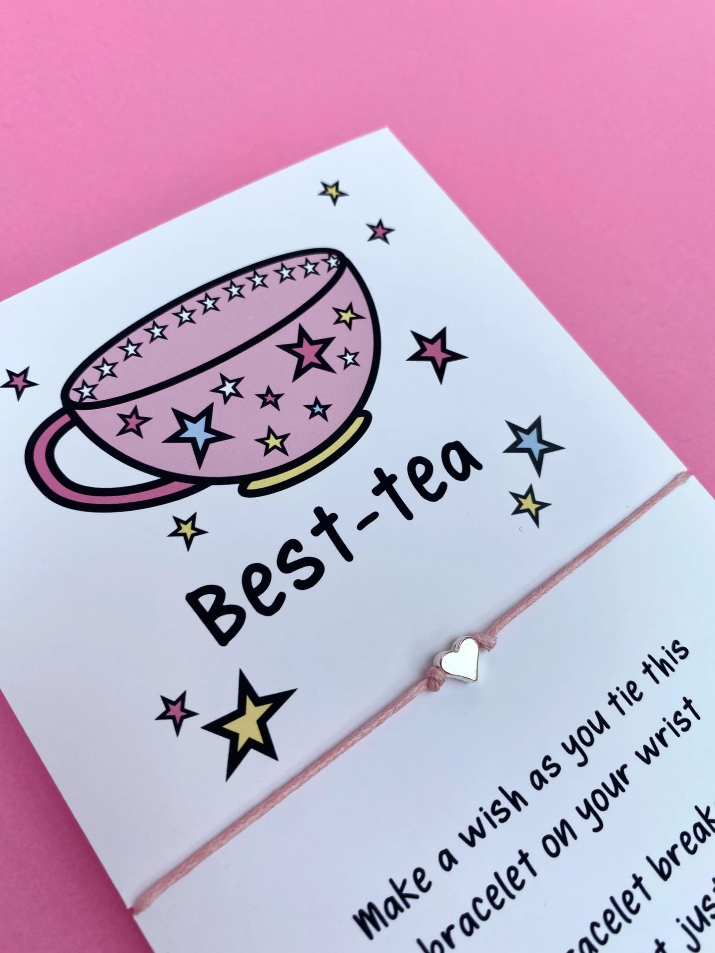 Best-Tea Best Friend Wish Bracelet