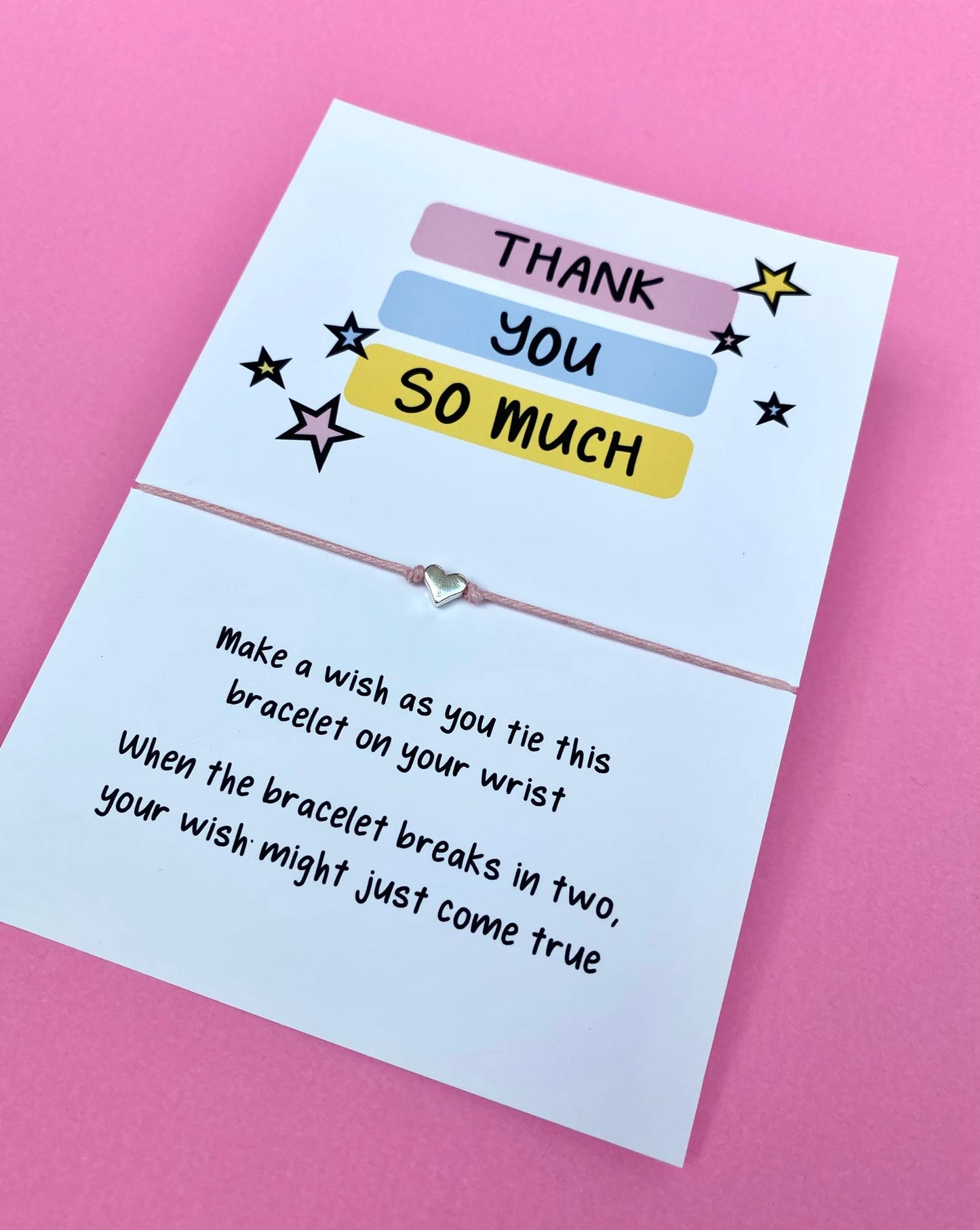 Thank You Wish Bracelet