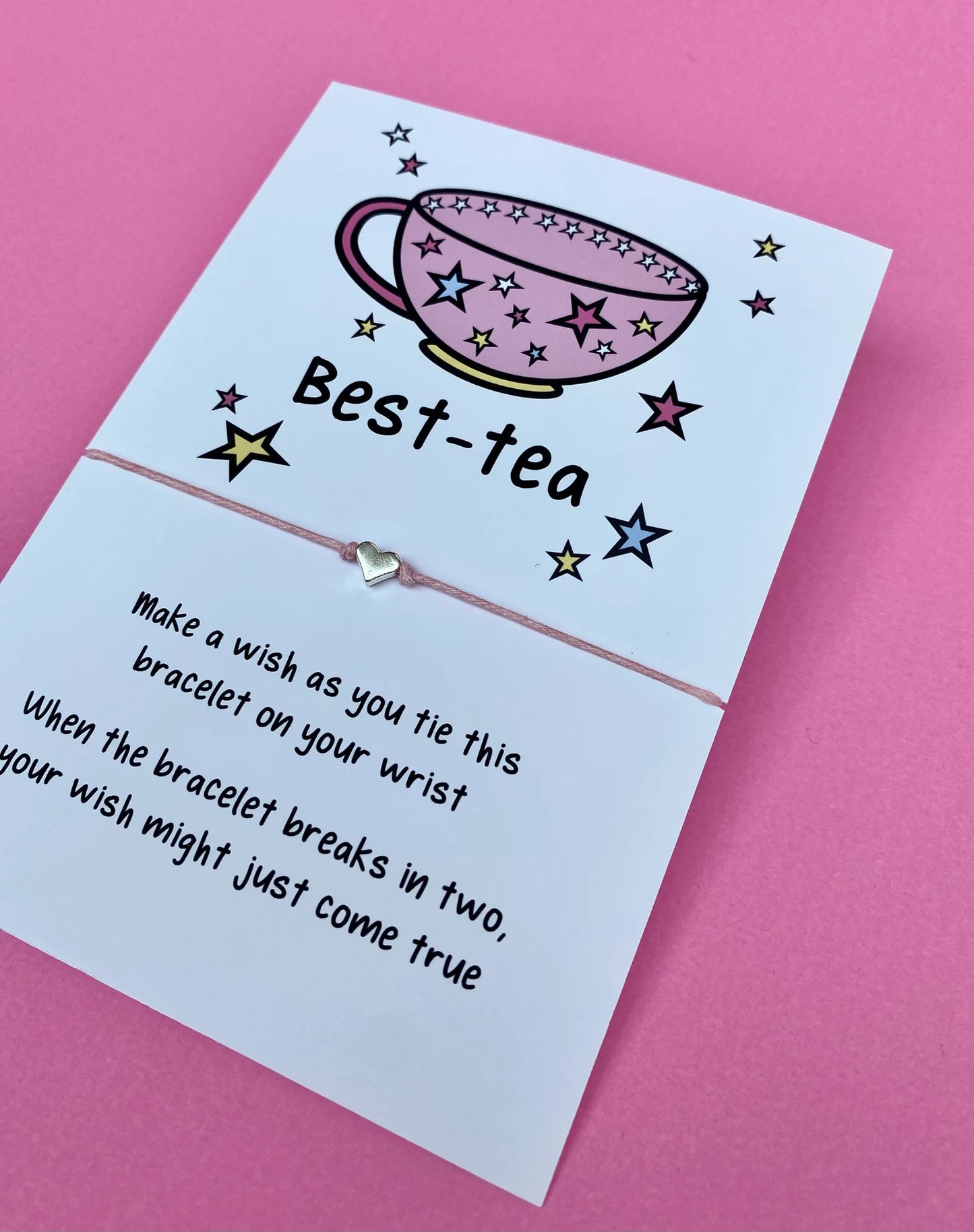 Best-Tea Best Friend Wish Bracelet
