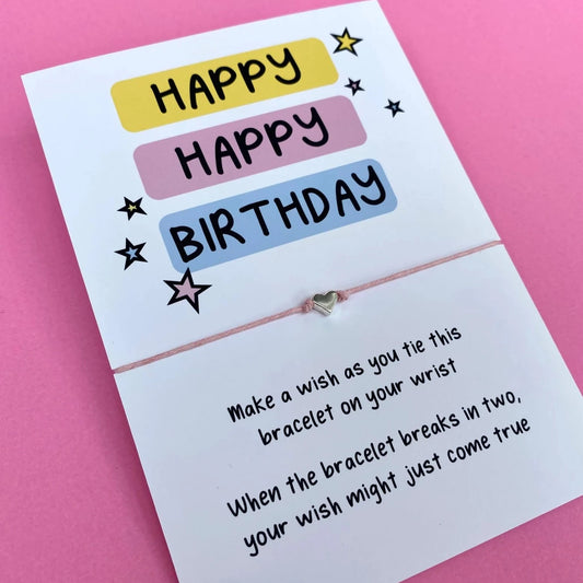 Happy Birthday Wish Bracelet