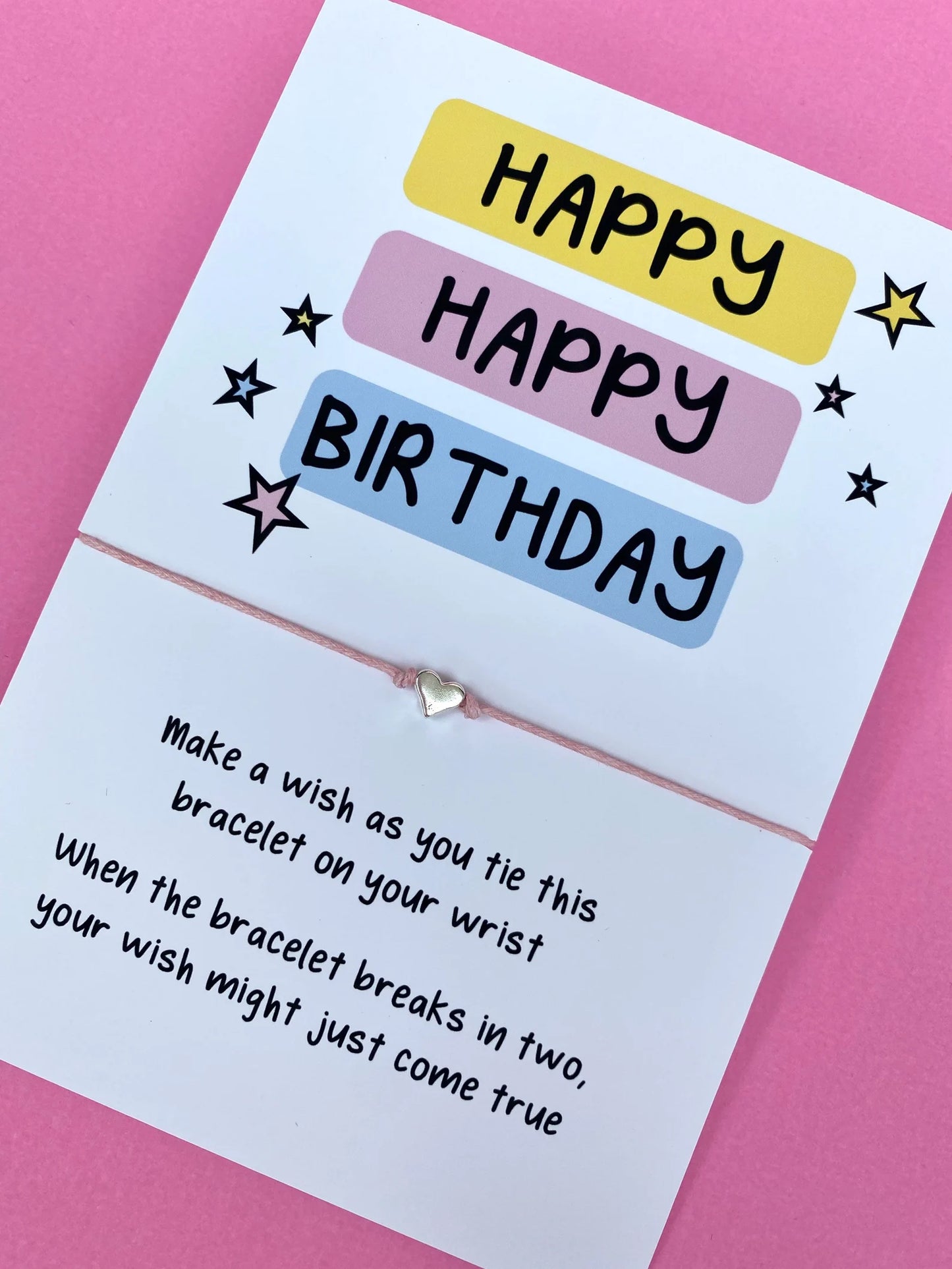 Happy Birthday Wish Bracelet