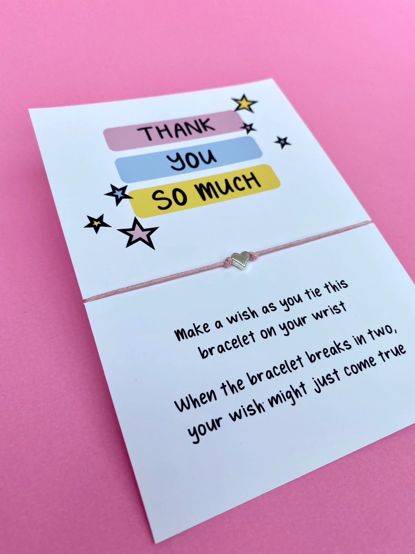 Thank You Wish Bracelet
