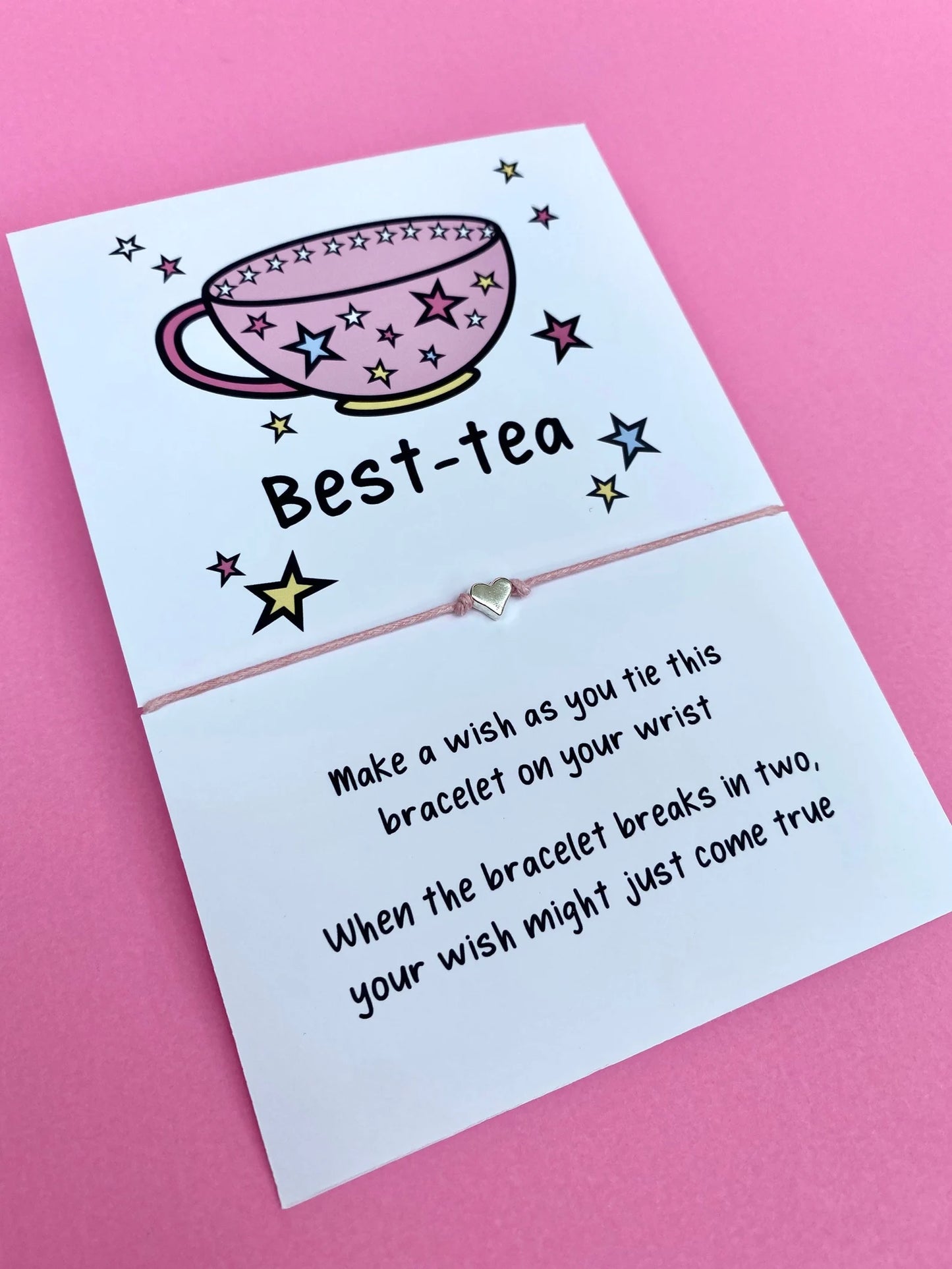 Best-Tea Best Friend Wish Bracelet