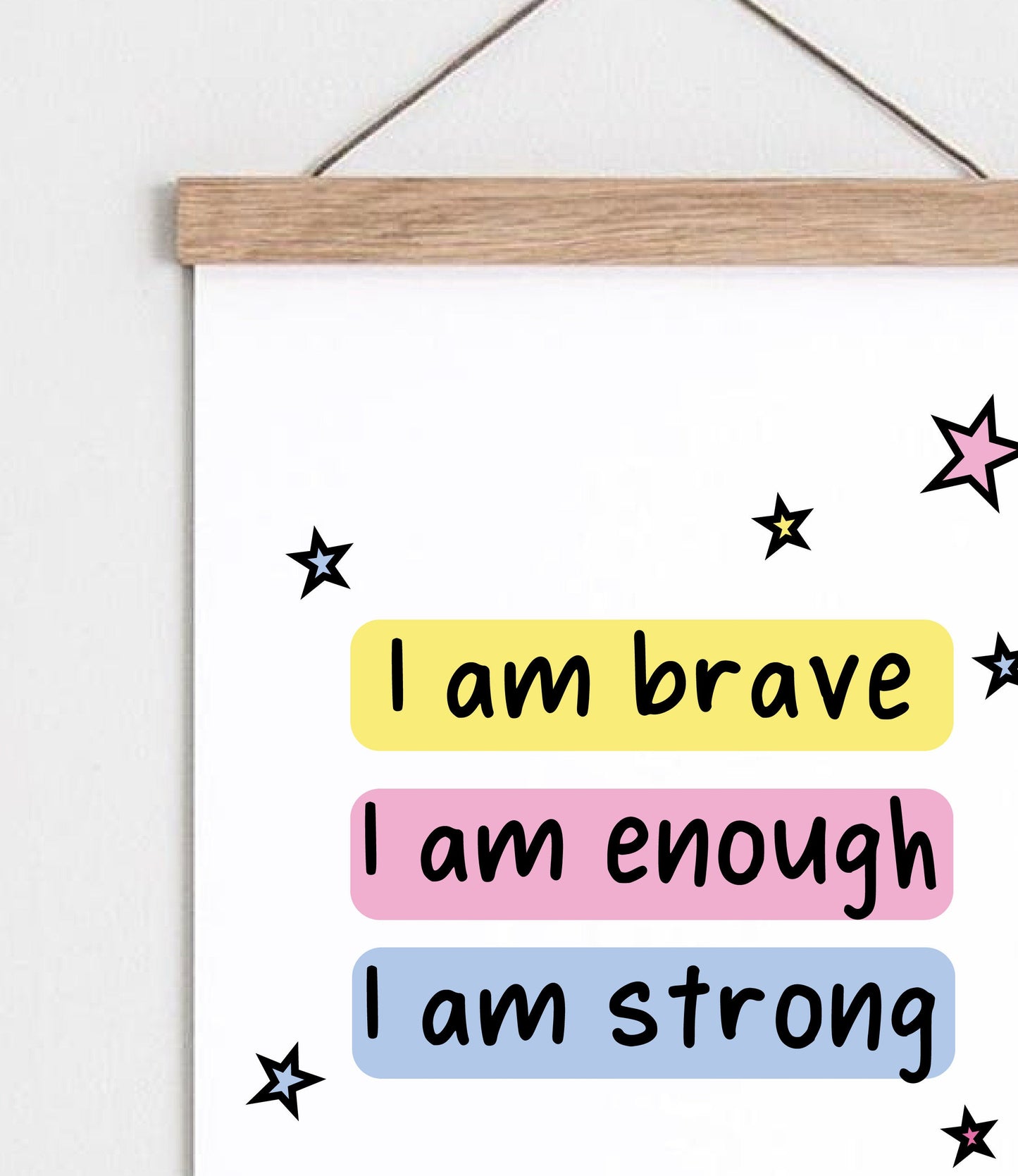 I am strong Quote Affirmation Print