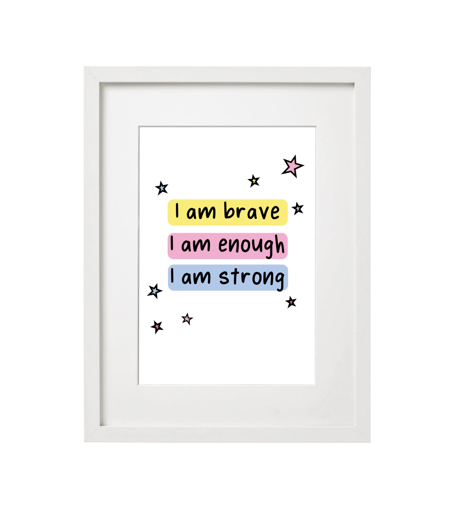 I am strong Quote Affirmation Print