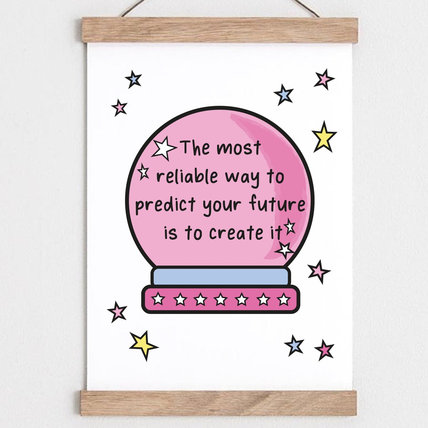 Crystal Ball Quote Inspirational Prints