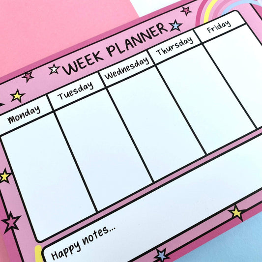 SUPER SECOND A4 Weekly Planner Notepad