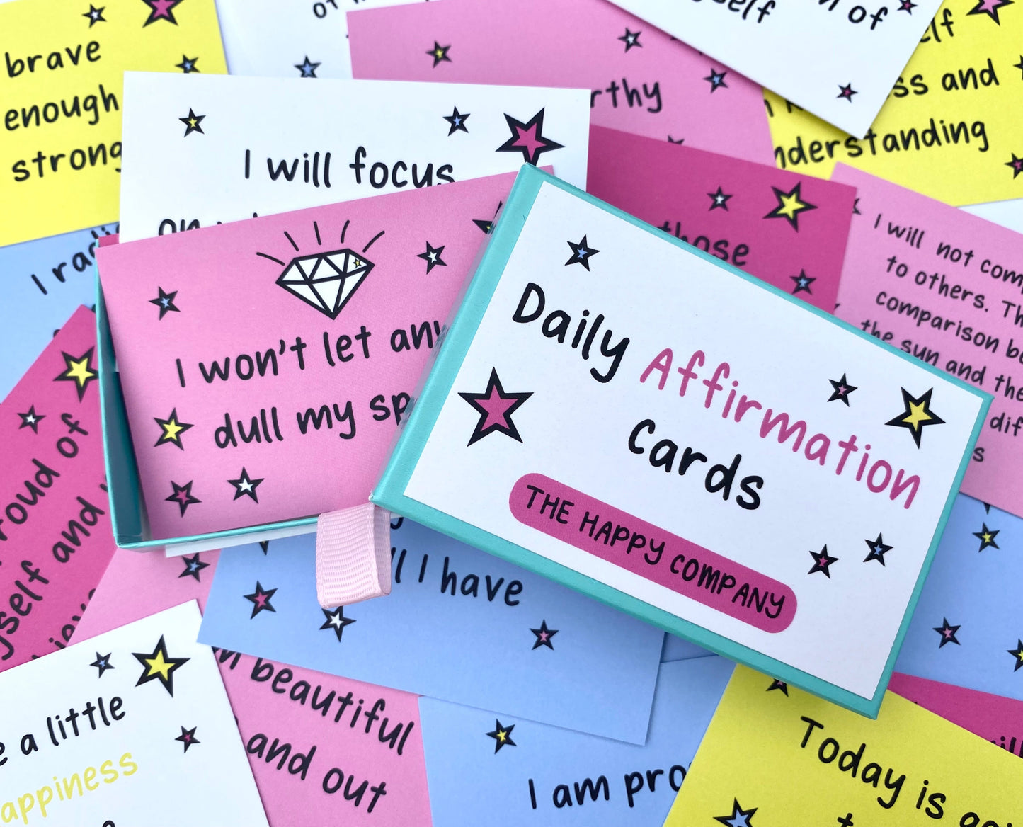 SUPER SECONDS - Daily Positivity and Happiness Affirmation Cards