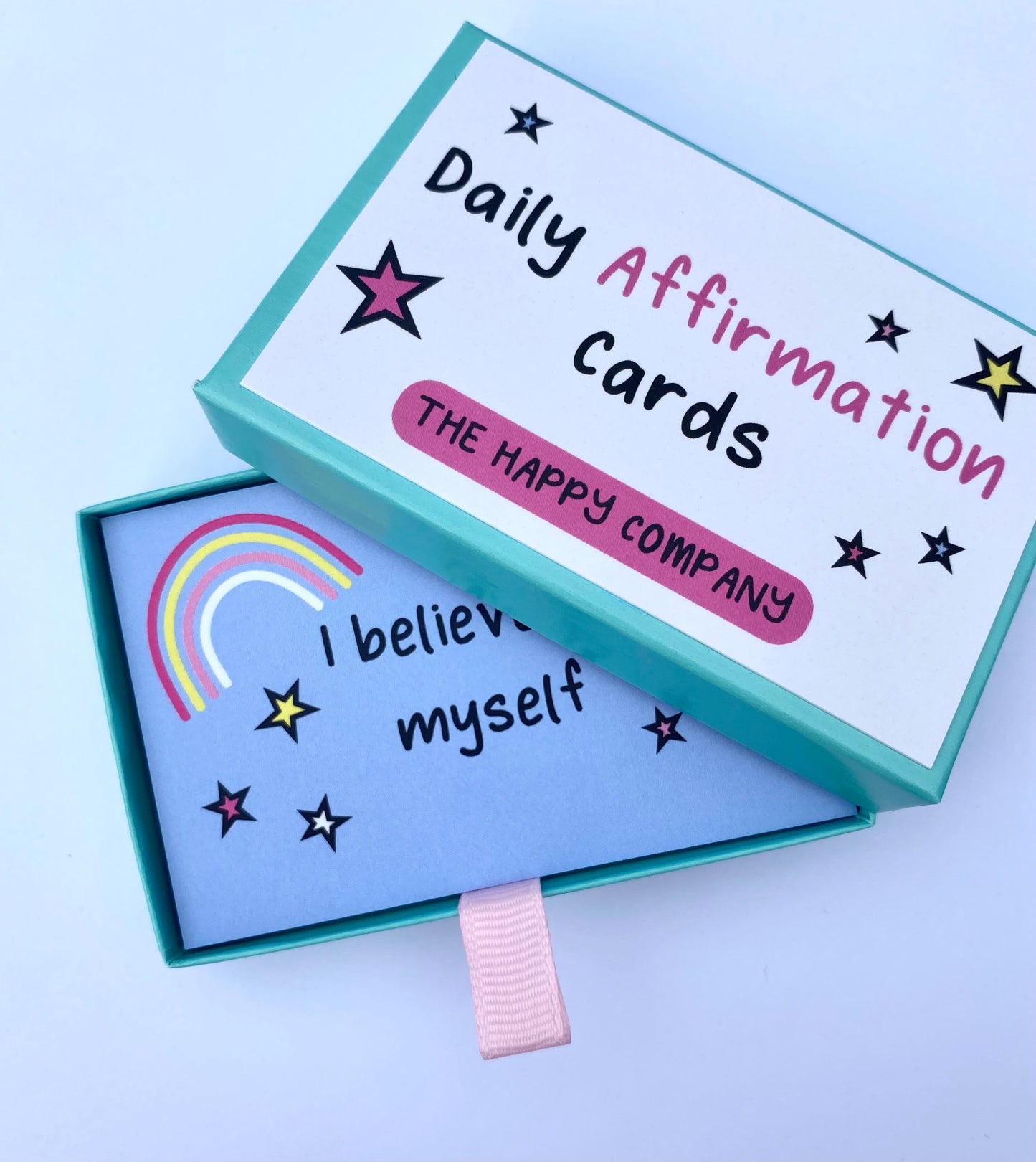Boxed Luxury Girls Happiness and Positive Affirmation Cards Kids