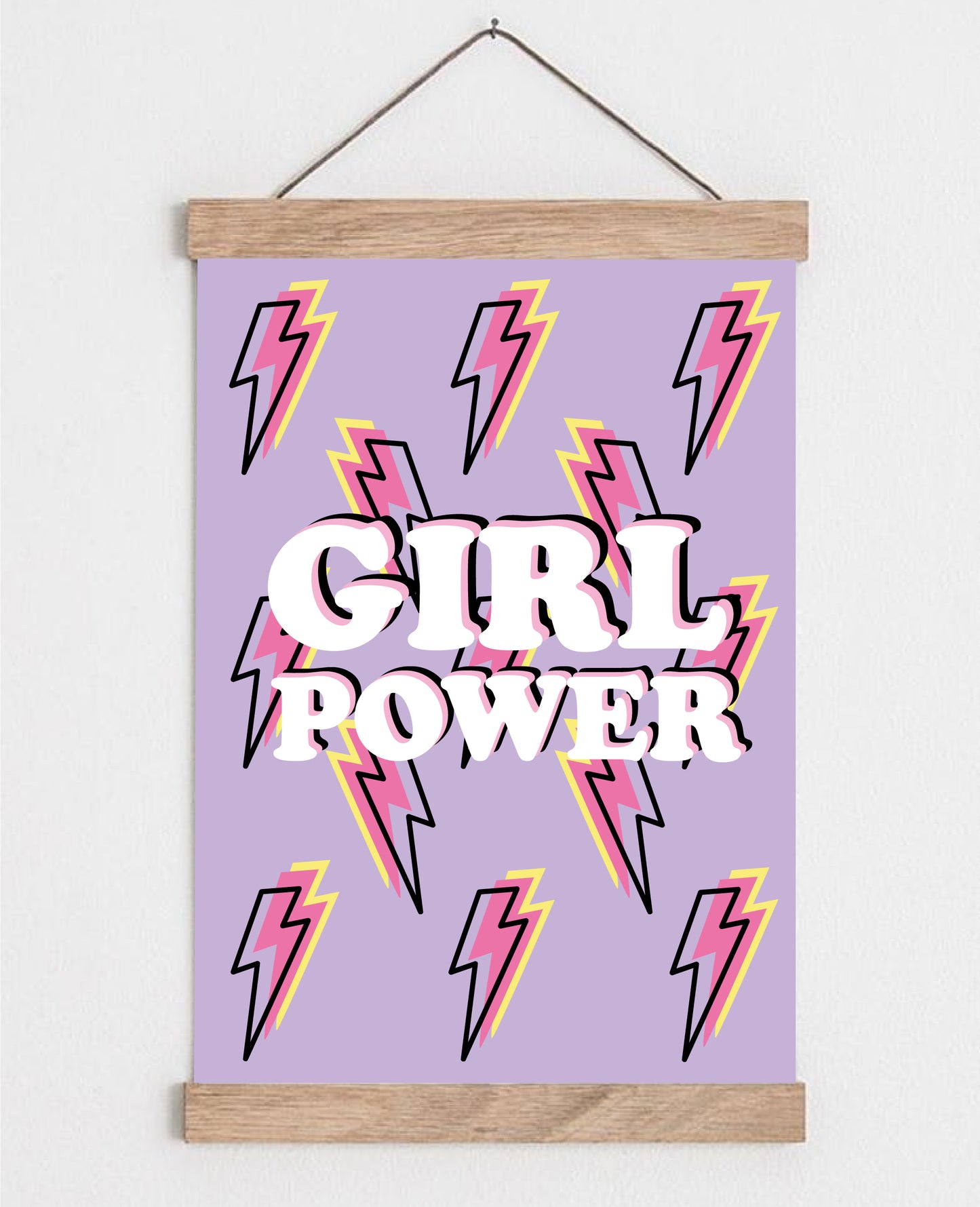 Girl Power Wall Art Print