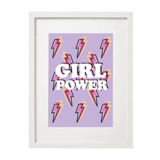 Girl Power Wall Art Print