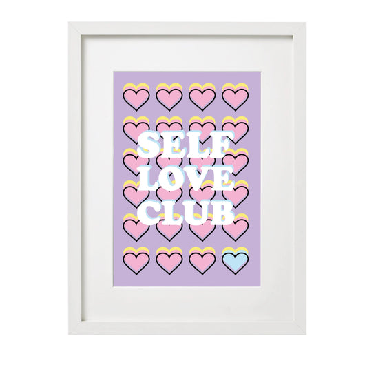 Self Love Club Wall Art Print